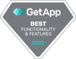 getapp best functionality 2022 badge