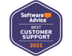 software advice - best customer support 2021-badge