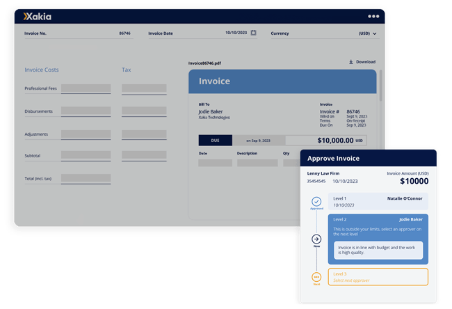 legal spend management software