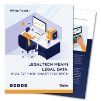 LegalTech means legal data white paper