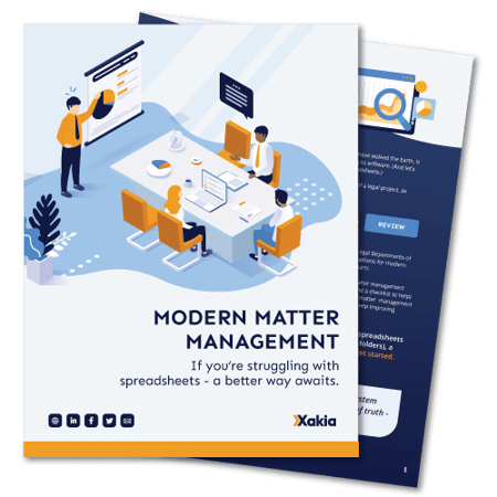 Xakia eBook on Modern Matter Management