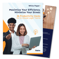 productivity hacks for in house legal departments