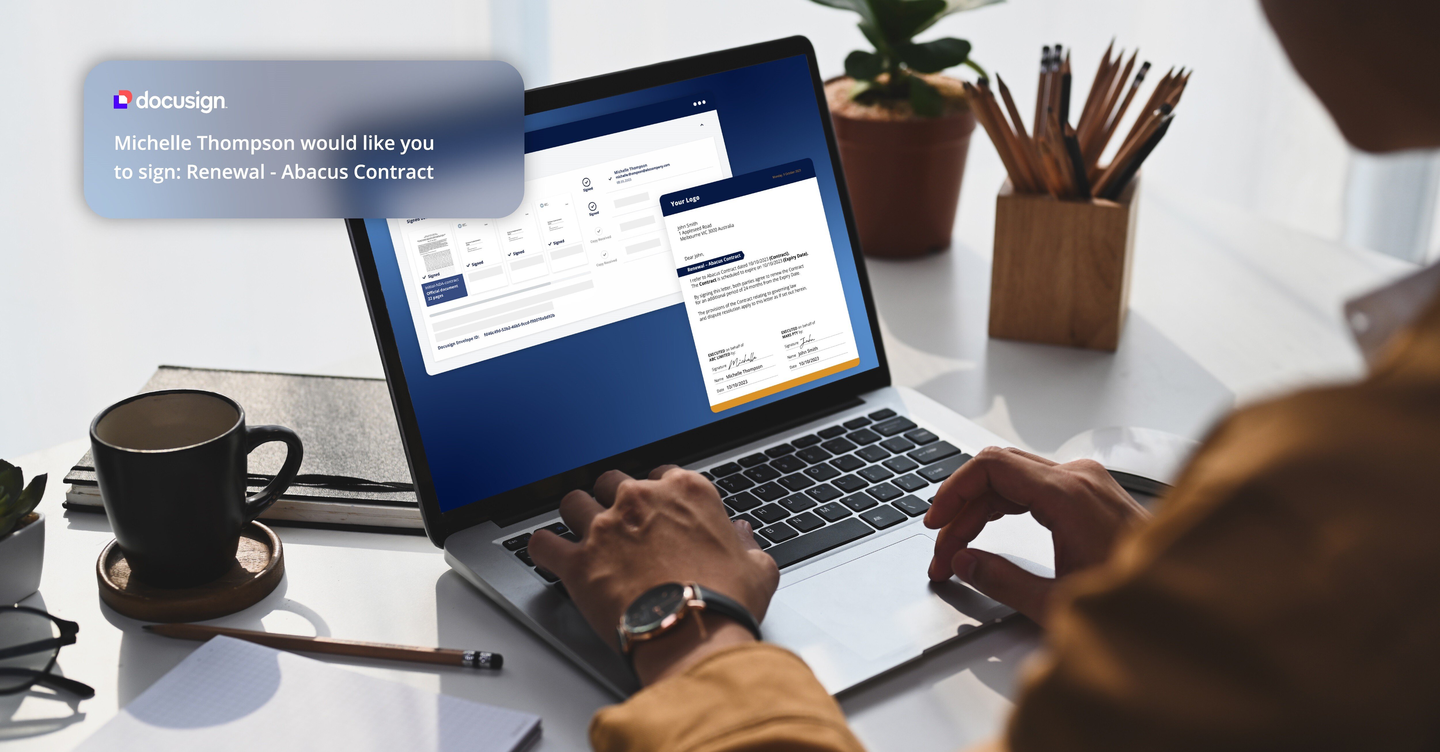 Stock Image with Docusign