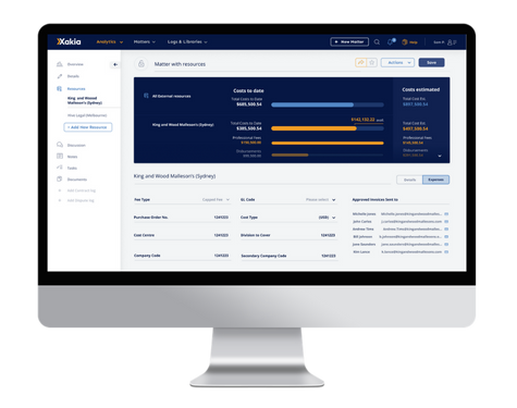 Xakia Legal Spend Management for In-House Teams