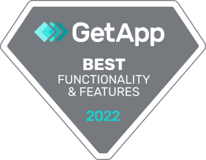 getapp best functionality 2022 badge