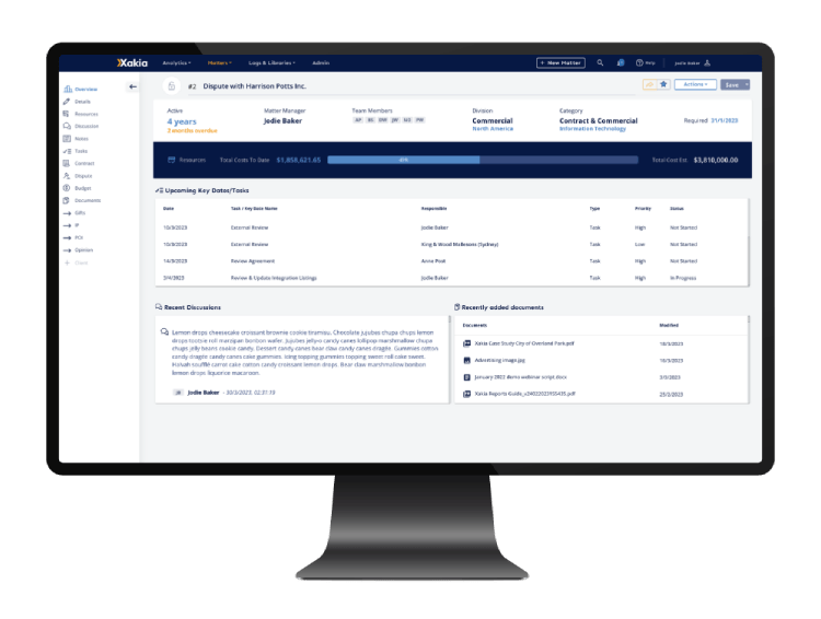 legal matter management software