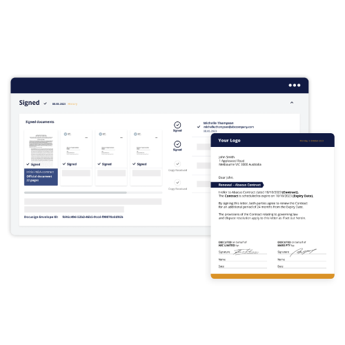 Xakia signing workflow