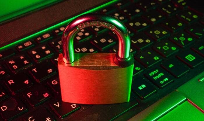 Lock on keyboard